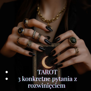 Odczyt z kart tarota- 3 pytania z rozwinięciem.